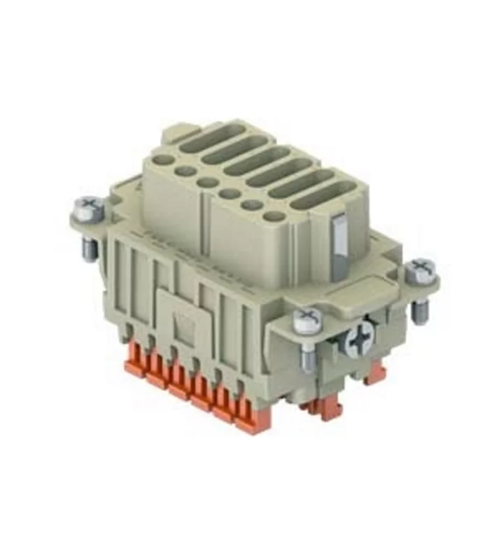 female insert, size 57.27, 18p+PE, silver, SQUICH, 10A, 400V