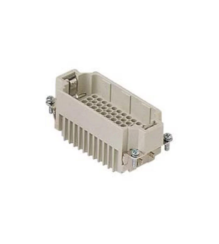 male insert, size 77.27, 72p+PE, crimp, 10A, 250V, HNM
