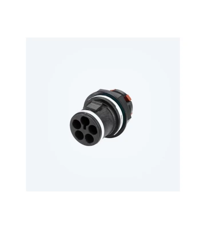 Mini plug connector panel-mounted 4p screw M20