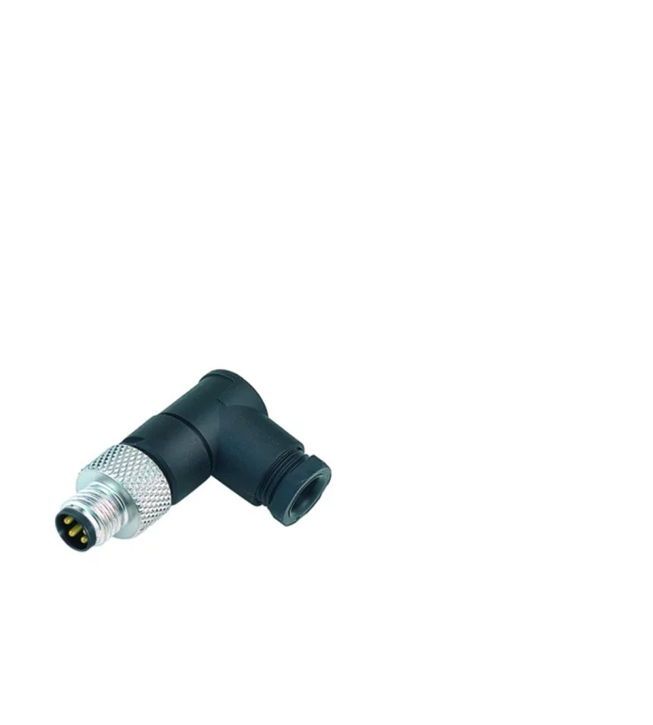Male angled connector