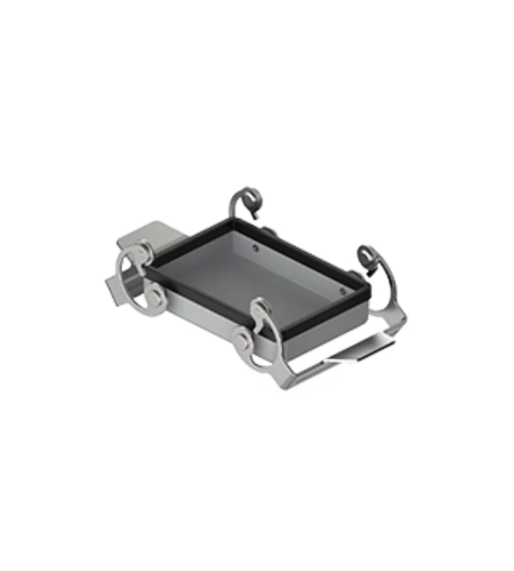 protection cover, size 66.40, alu, 2 levers stainless steel, gasket