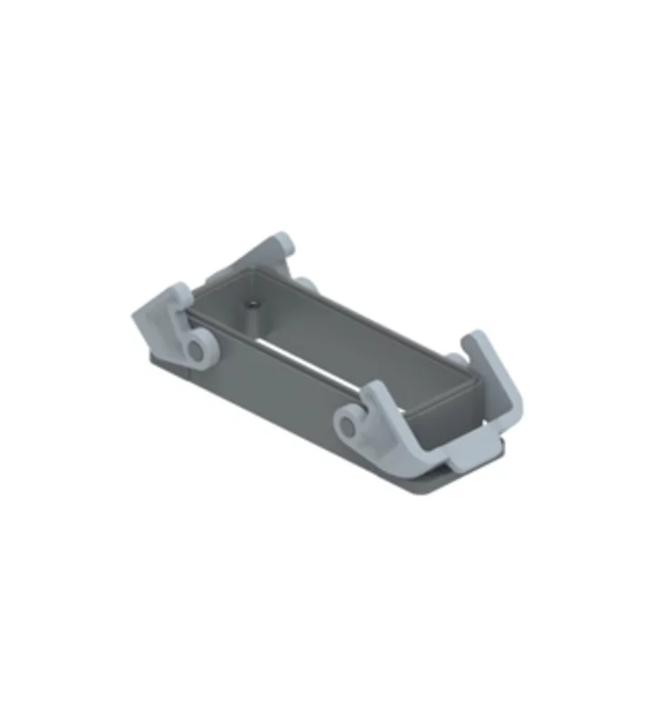 bulkhead mounting housing, size 104.27, T-TYPE plastic, 2 levers