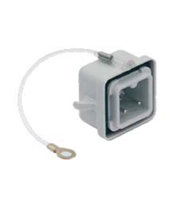 termination connector, size 21.21, plastic, 2 pegs, terminal connection pole no.2+3, eyelet