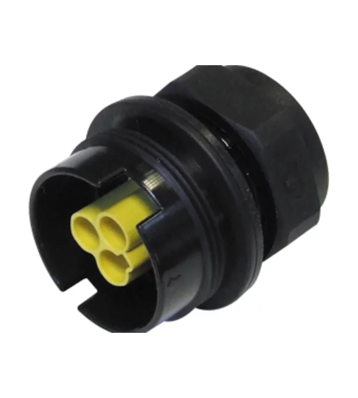 Insert plug panel mounted connector