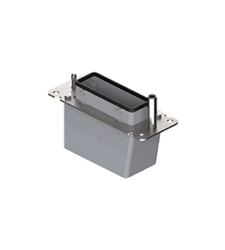 hood, size 104.27, BIG alu, 1xM40 top, self-centring docking frame, gasket
