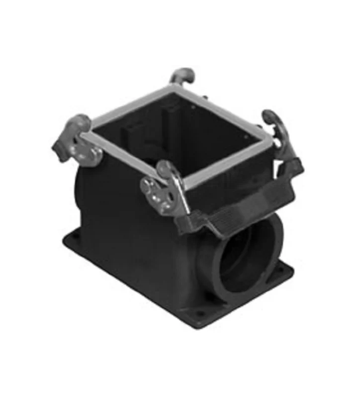 surface mounting housing, size 77.62, W-TYPE alu, 2 levers, 1xM50 side