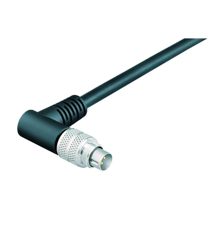 Male angled connector