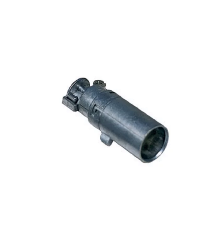 male shielded connector, MIXO, 4p, crimp, 10A, 50V, BUS