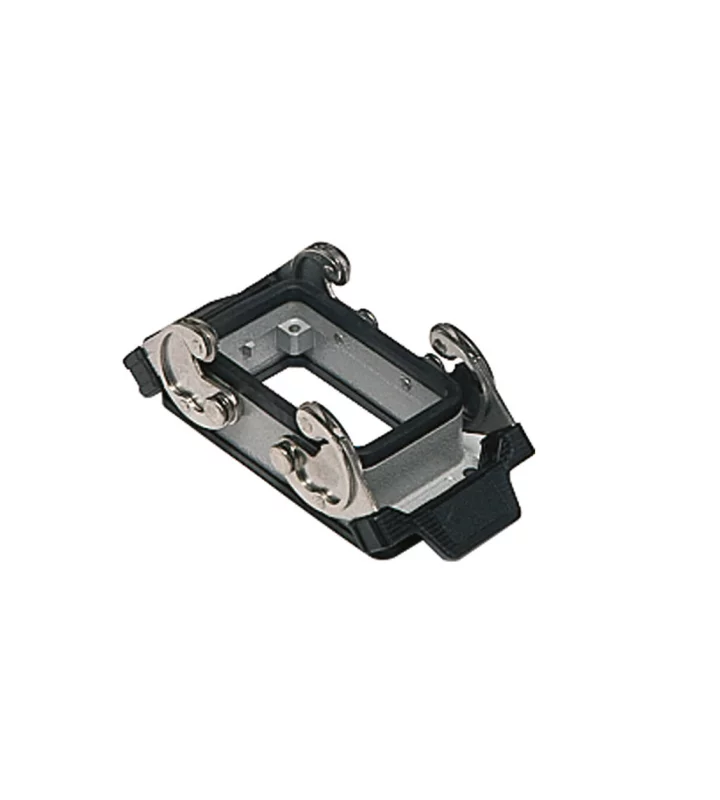 bulkhead mounting housing, size 77.27, C-TYPE alu, 2 levers