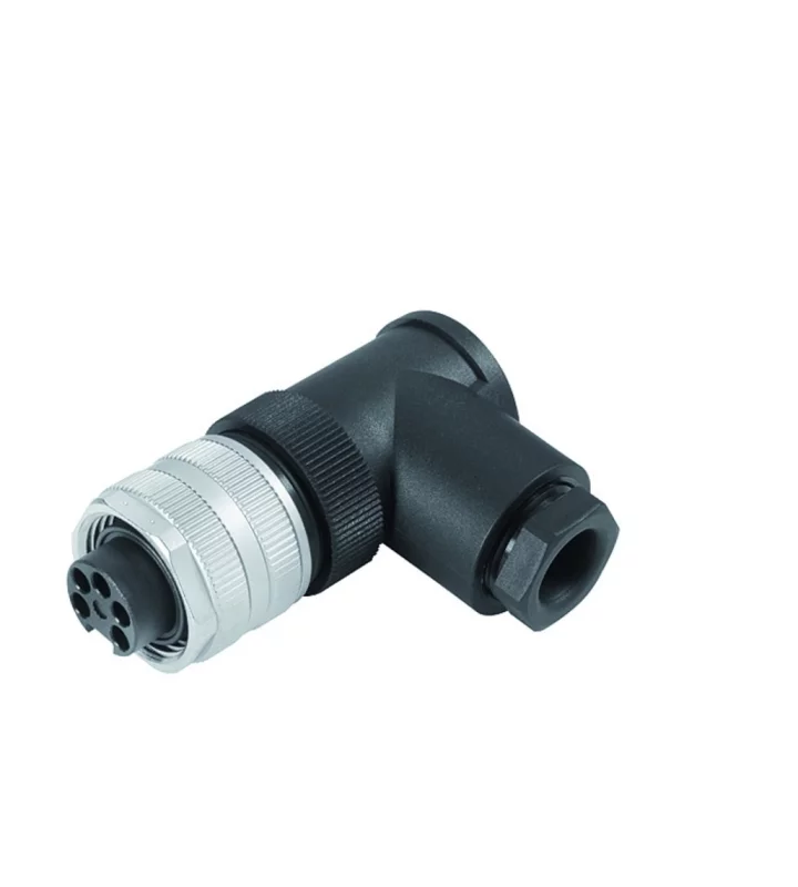 Female angled connector