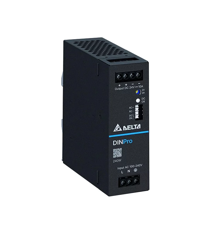 Power supply, 1Ph, 240W, DIN Rail, AC/DC, 12 Vdc, 20 A