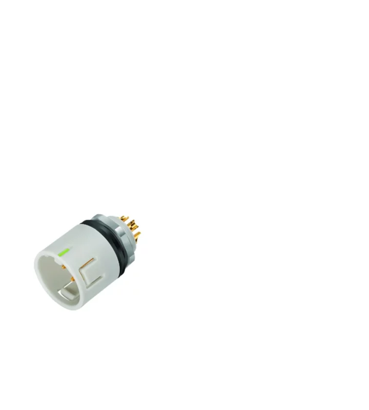 Male panel mount connector