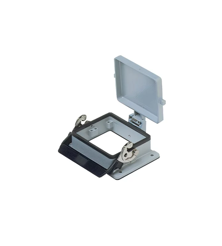 bulkhead mounting housing, size 77.62, C-TYPE alu, 1 lever