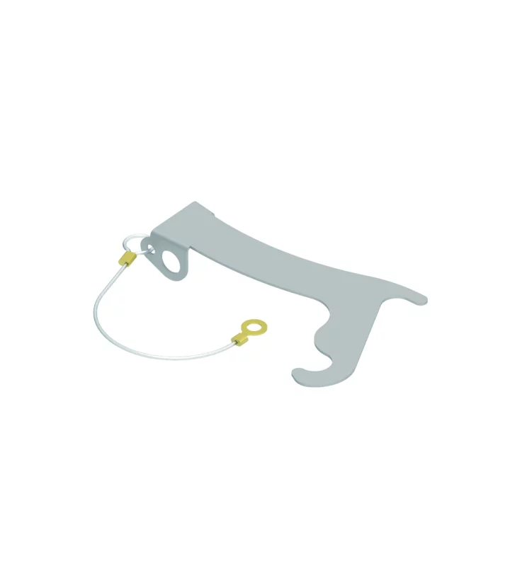 locking device, for housings size 104.27 with central lever, with eyelet