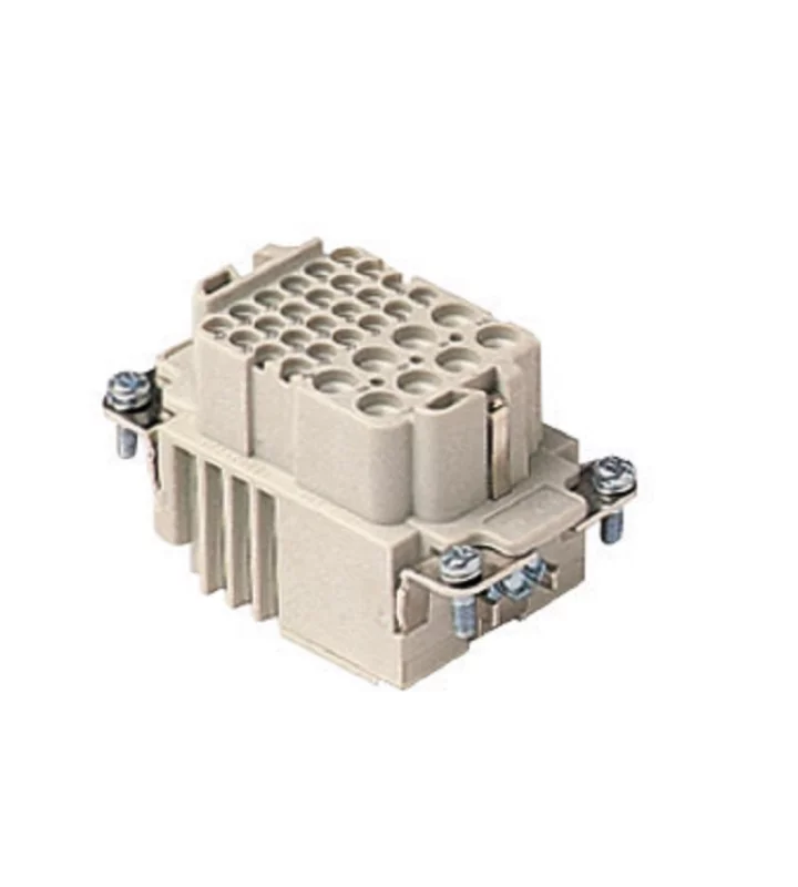 female insert, size 57.27, 8+24p+PE, crimp, 16+10A,230/400+160V
