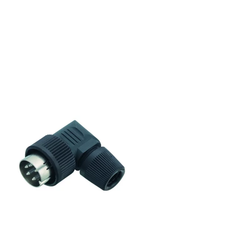 Male angled connector