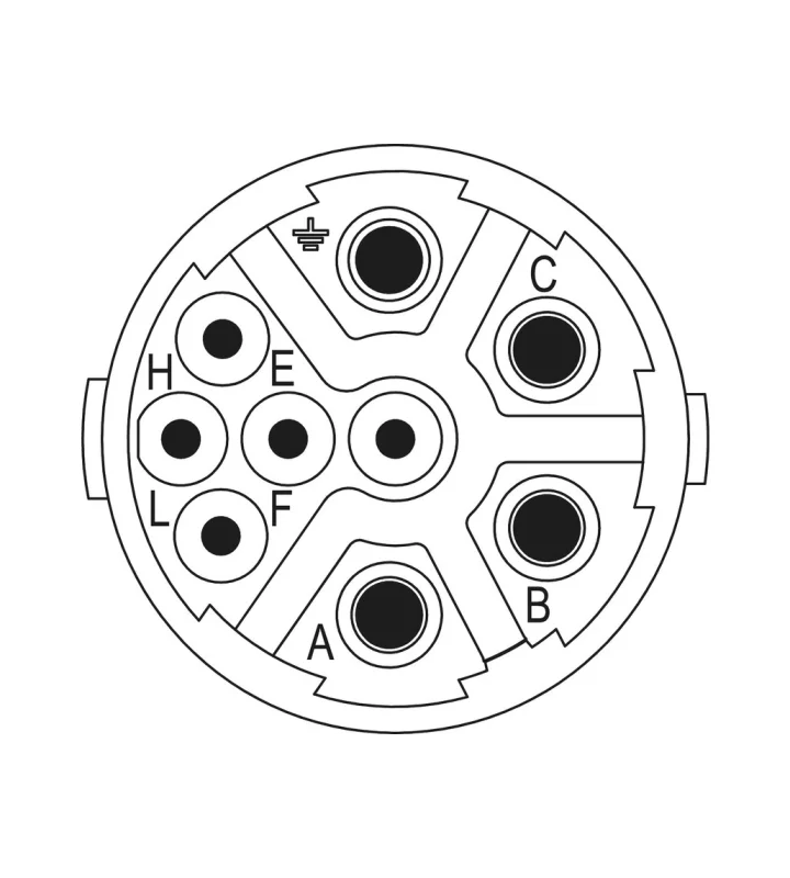 Inserts 9-pole