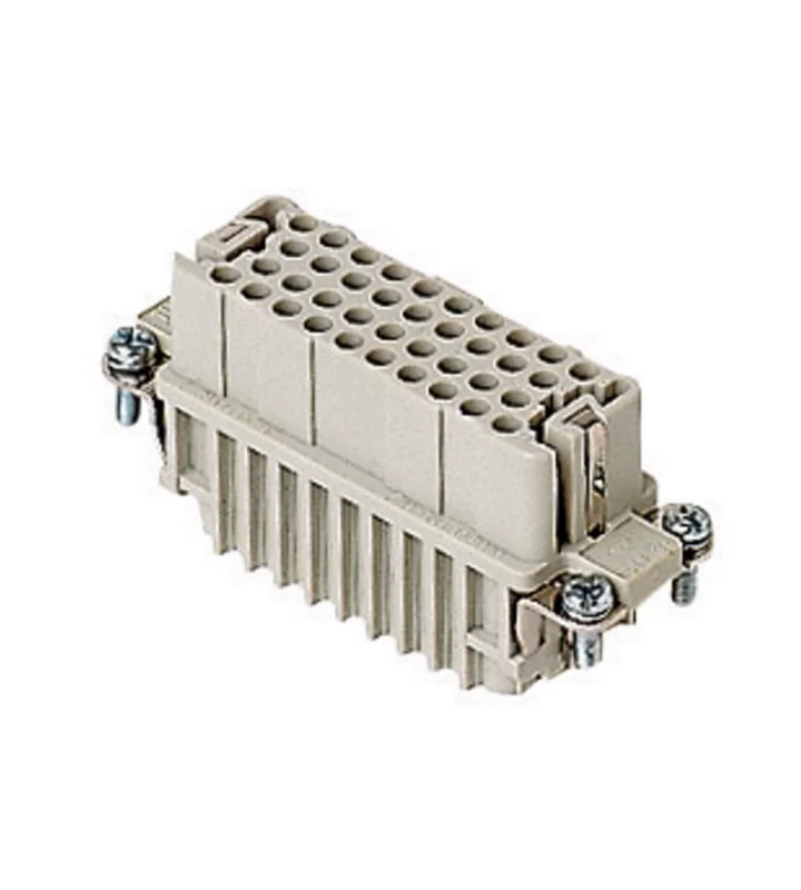 female insert, size 66.16, 38p+PE, crimp, 10A, 250V
