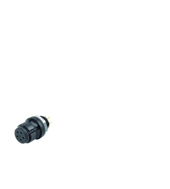 Female panel mount connector