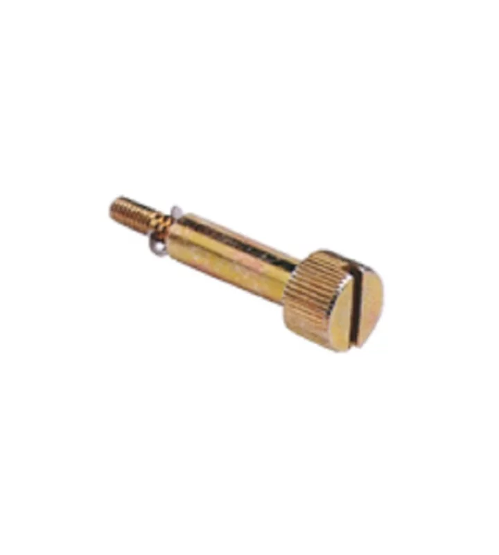 knurled screw, brass, for inserts CT, mounting on DIN rail
