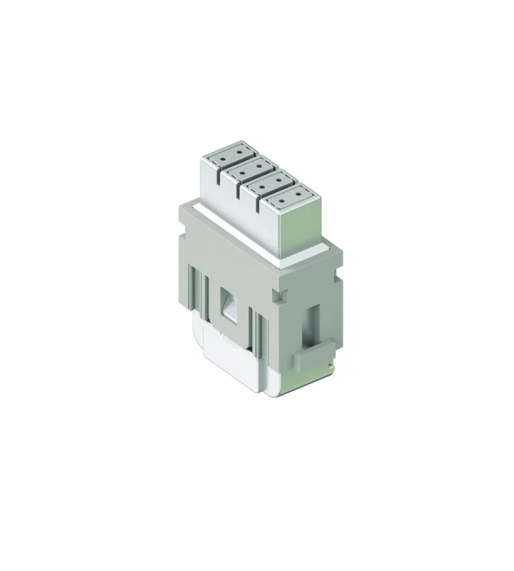 female insert, MIXO HNM, 1MU, 8p, crimp, 5A, 50V, gigabit