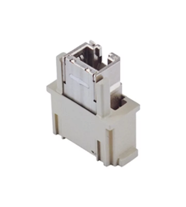 female insert, MIXO, 1MU, 8 - RJ45, 1A, 50V, RJ45