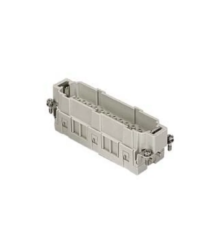 male insert, size 104.27, 24p+PE, crimp, 16A, 500V, HNM
