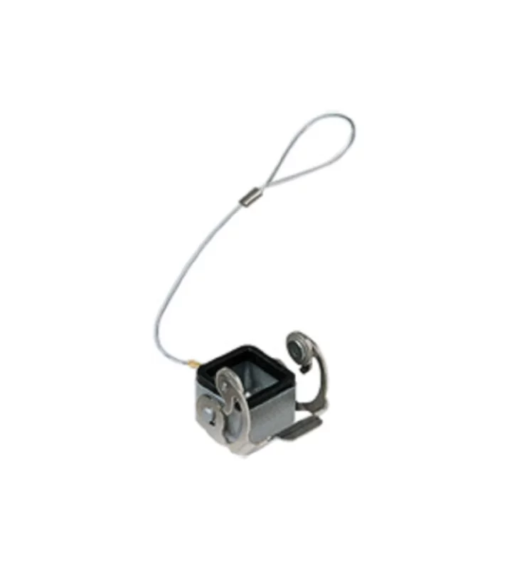 protection cover, size 21.21, zinc, 1 lever stainless steel, for female inserts, loop