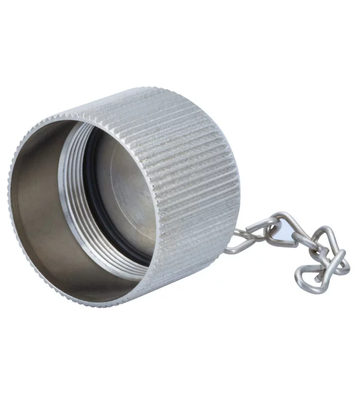 Brass protective cap with chain