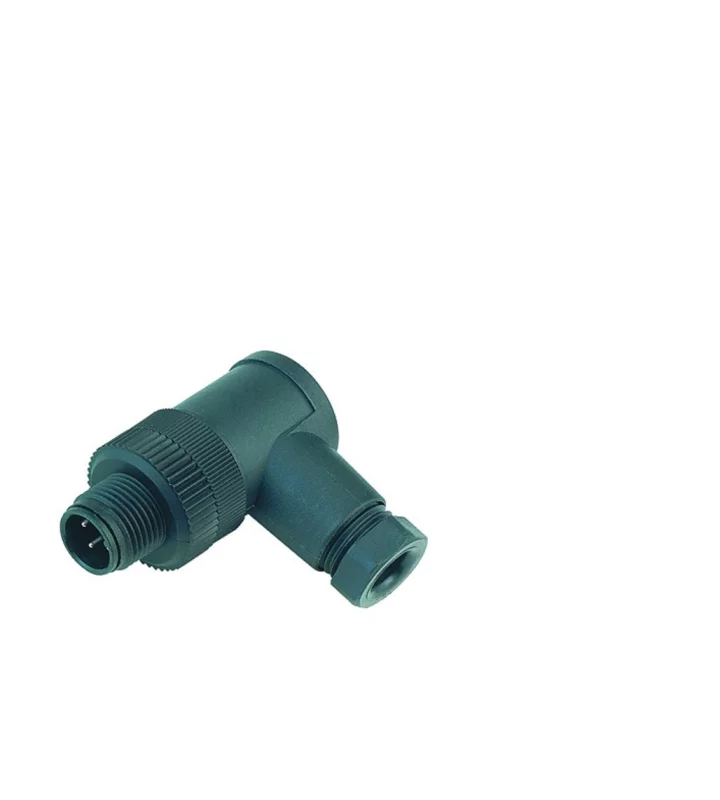 Male angled connector