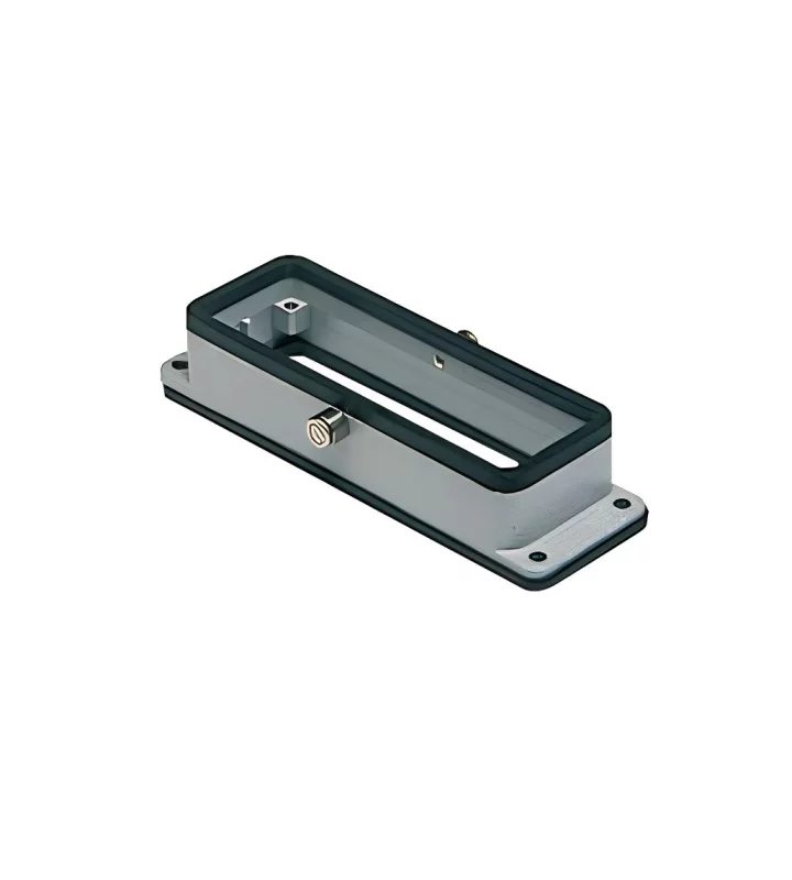 bulkhead mounting housing, size 104.27, central lever alu, 2 pegs