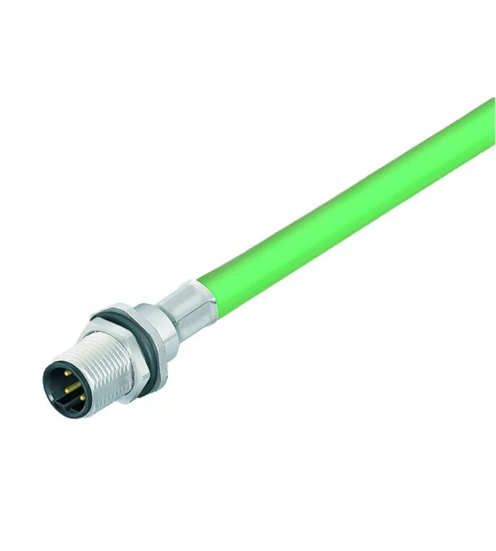 Male panel mount connector