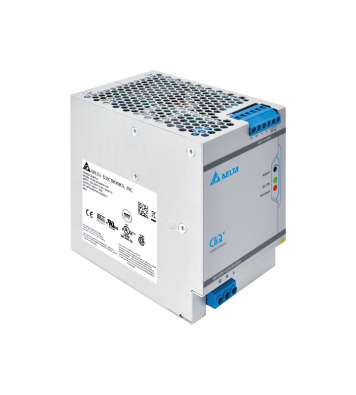 Power supply, 1Ph, 480W, DIN Rail, AC/DC, 24 Vdc, 20 A