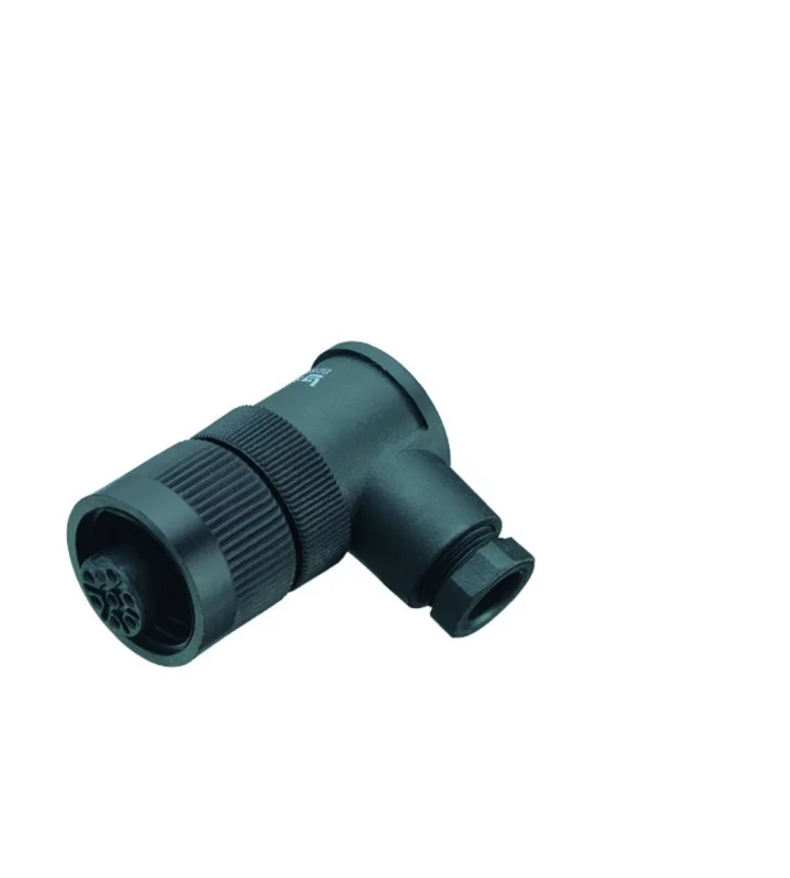 Female angled connector