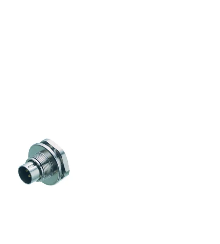 Male panel mount connector