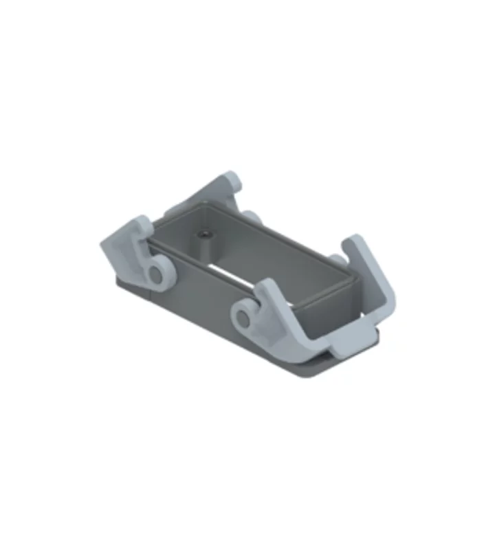 bulkhead mounting housing, size 77.27, T-TYPE plastic, 2 levers
