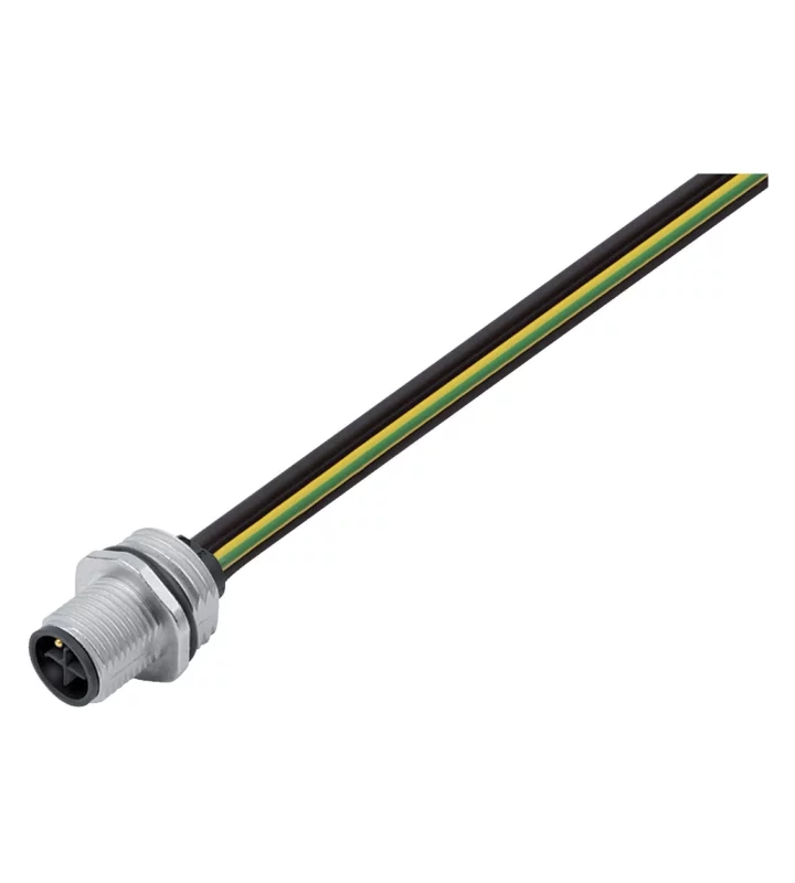 Male panel mount connector
