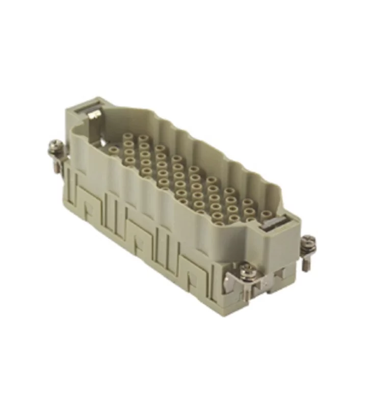 male insert, size 77.62, 64p+PE, crimp, 16A, 500V