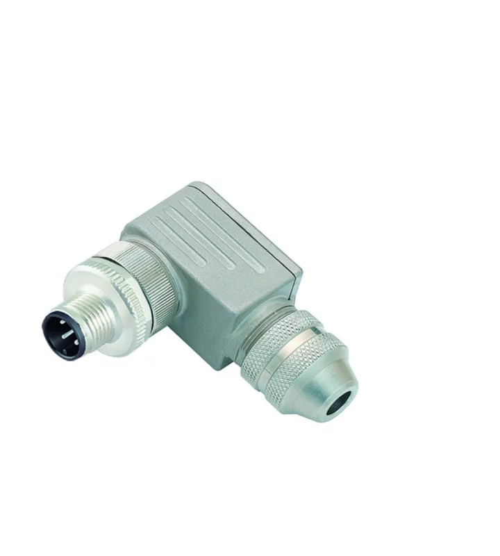 Male angled connector