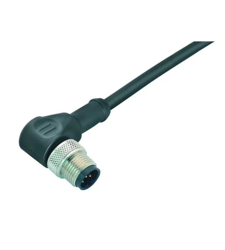 Male angled connector