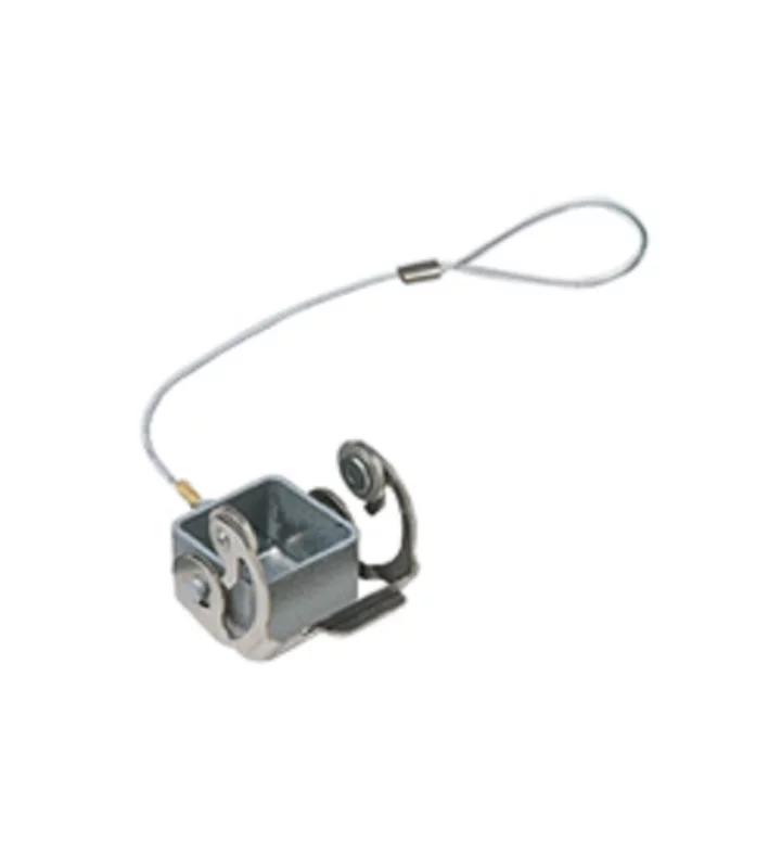 protection cover, size 21.21, zinc, 1 lever stainless steel, for male inserts, loop