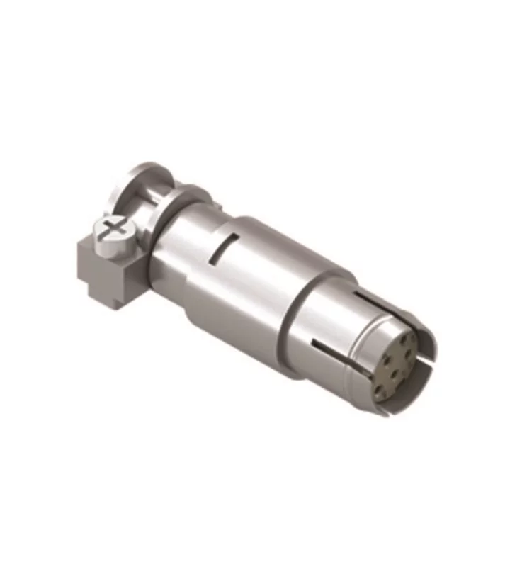 female shielded connector, MIXO, 8p, crimp, 5A, 50V, BUS
