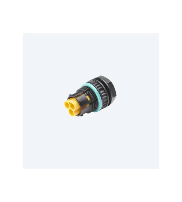 Mini plug connector panel-mounted