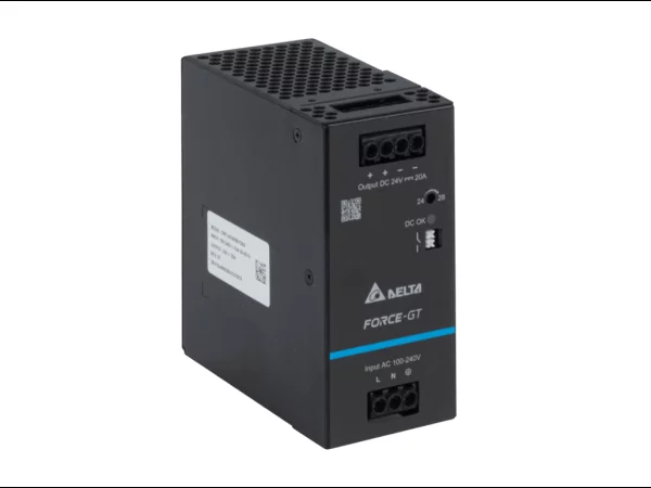 Power supply, 1Ph, 480W, DIN Rail, AC/DC, 24 Vdc, 20 A