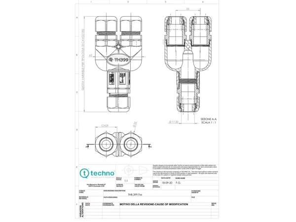 Junction connector, Y, Screw