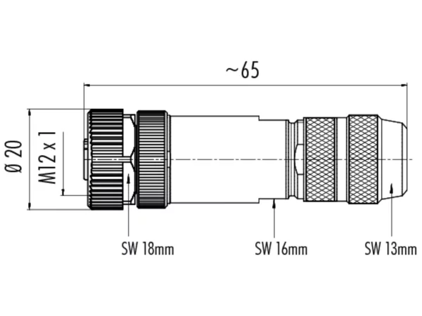 Female cable connector
