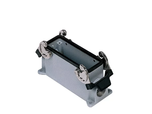 surface mounting housing, high, size 104.27, C-TYPE alu, 2 levers, 2xPG21 side