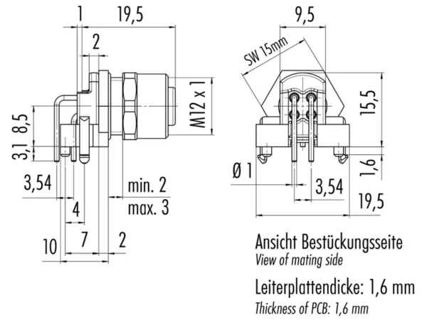Female receptacle