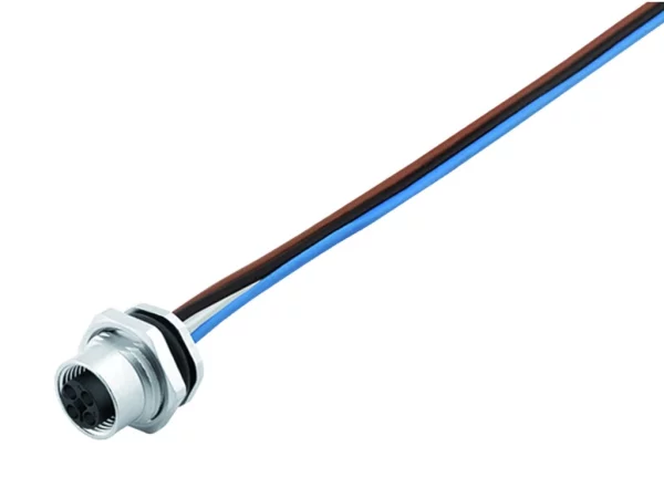 Female panel mount connector
