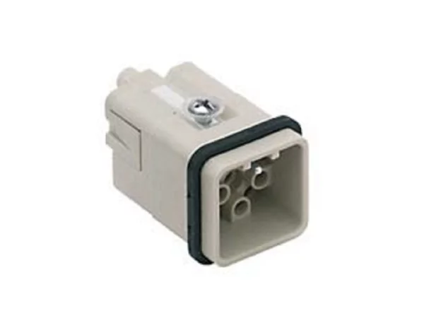 male insert, size 21.21, 12p+PE, crimp, 10A, 400V